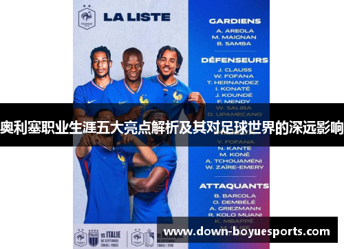 奥利塞职业生涯五大亮点解析及其对足球世界的深远影响